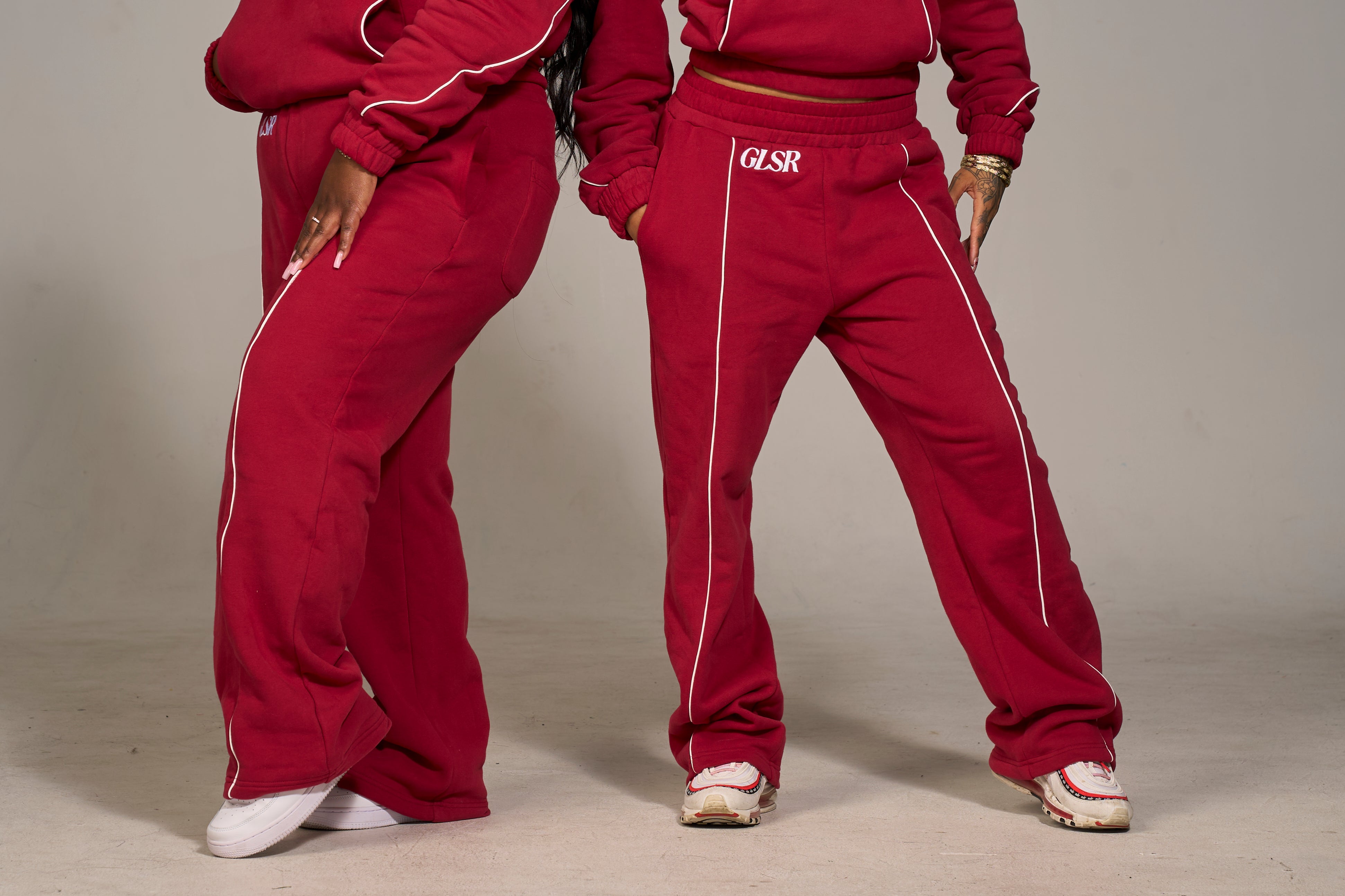 Girleisure Signature Red Fleece Bottoms