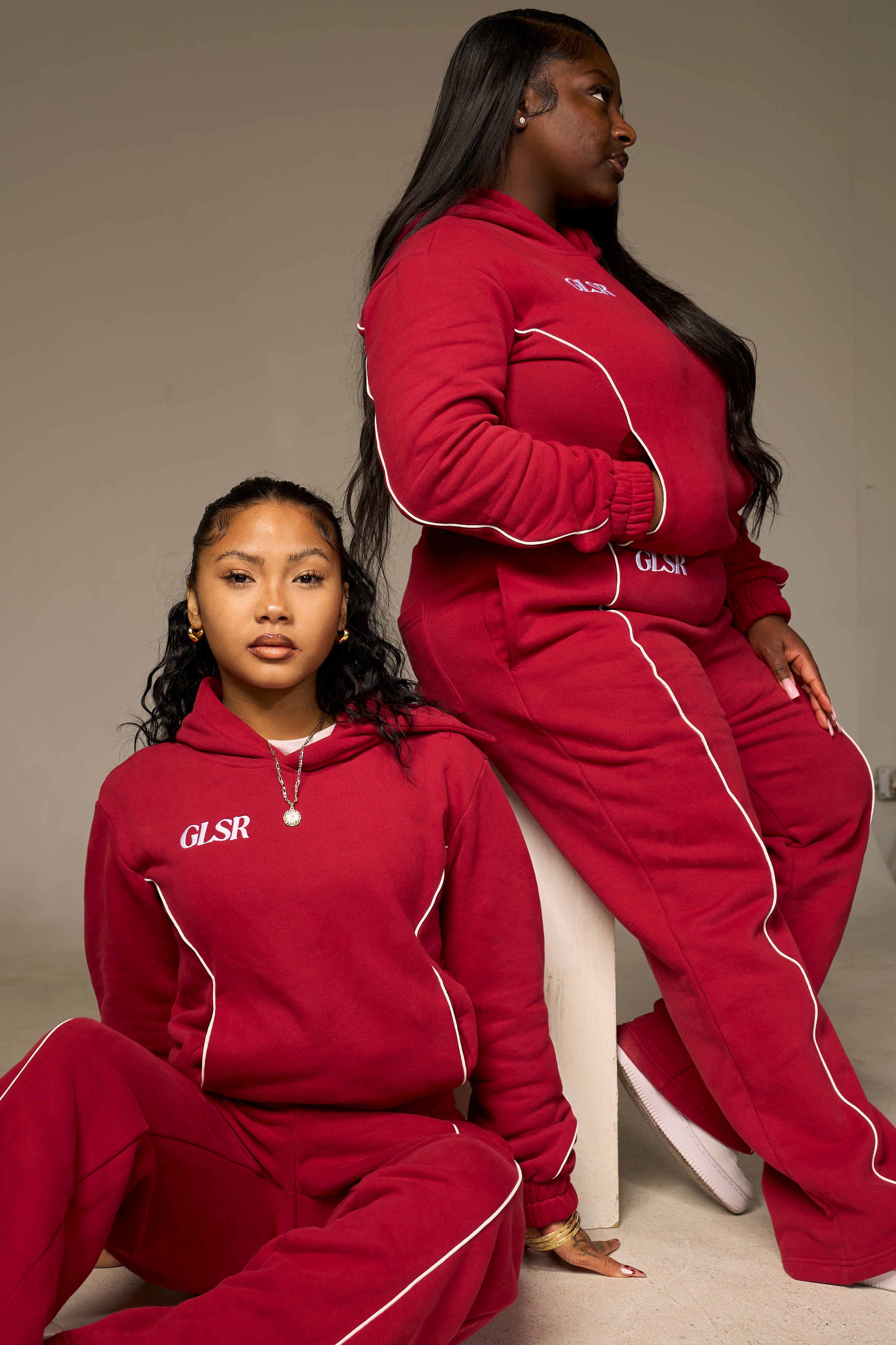 Girleisure Signature Red Fleece Bottoms