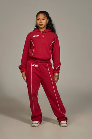 Girleisure Signature Red Fleece Hoodie