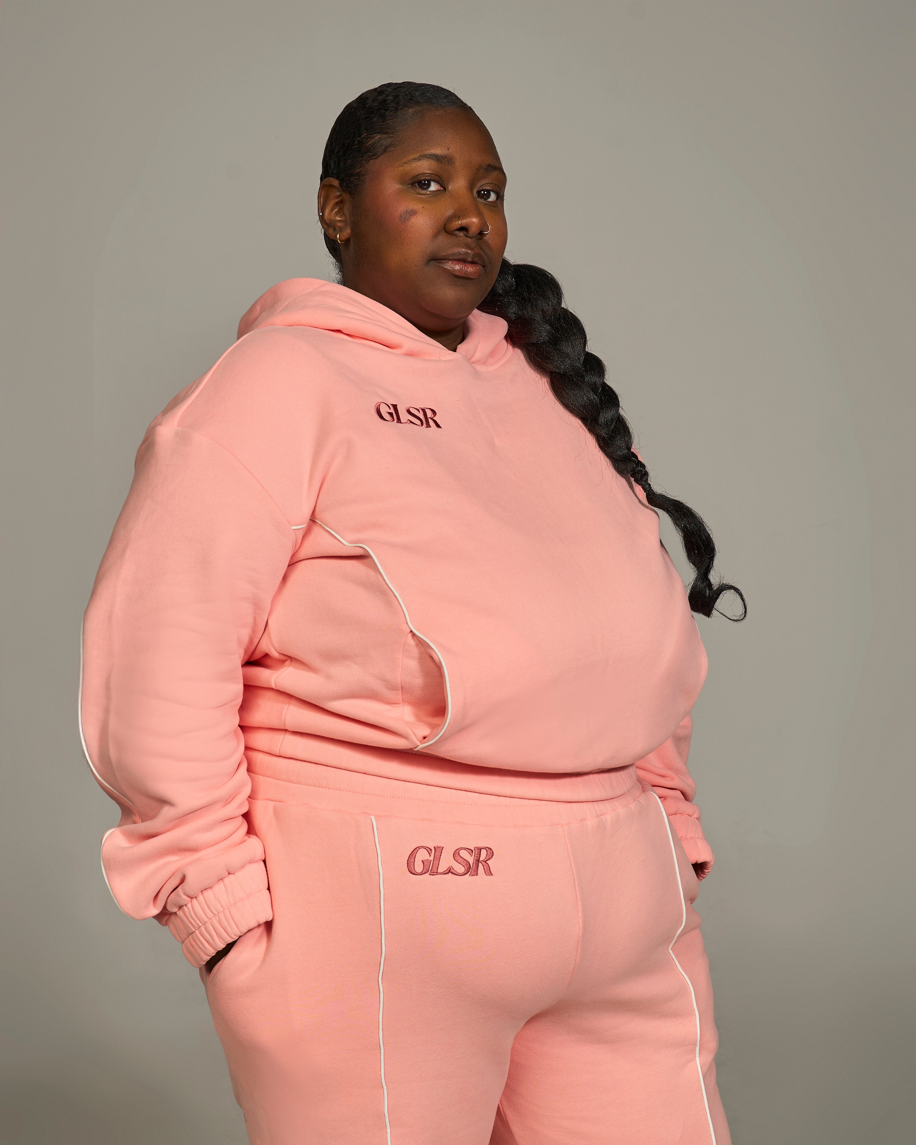 Girleisure Signature Pink Fleece Hoodie