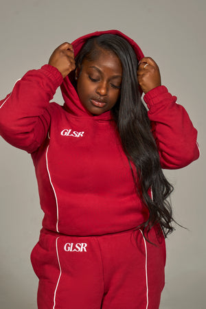 Girleisure Signature Red Fleece Hoodie