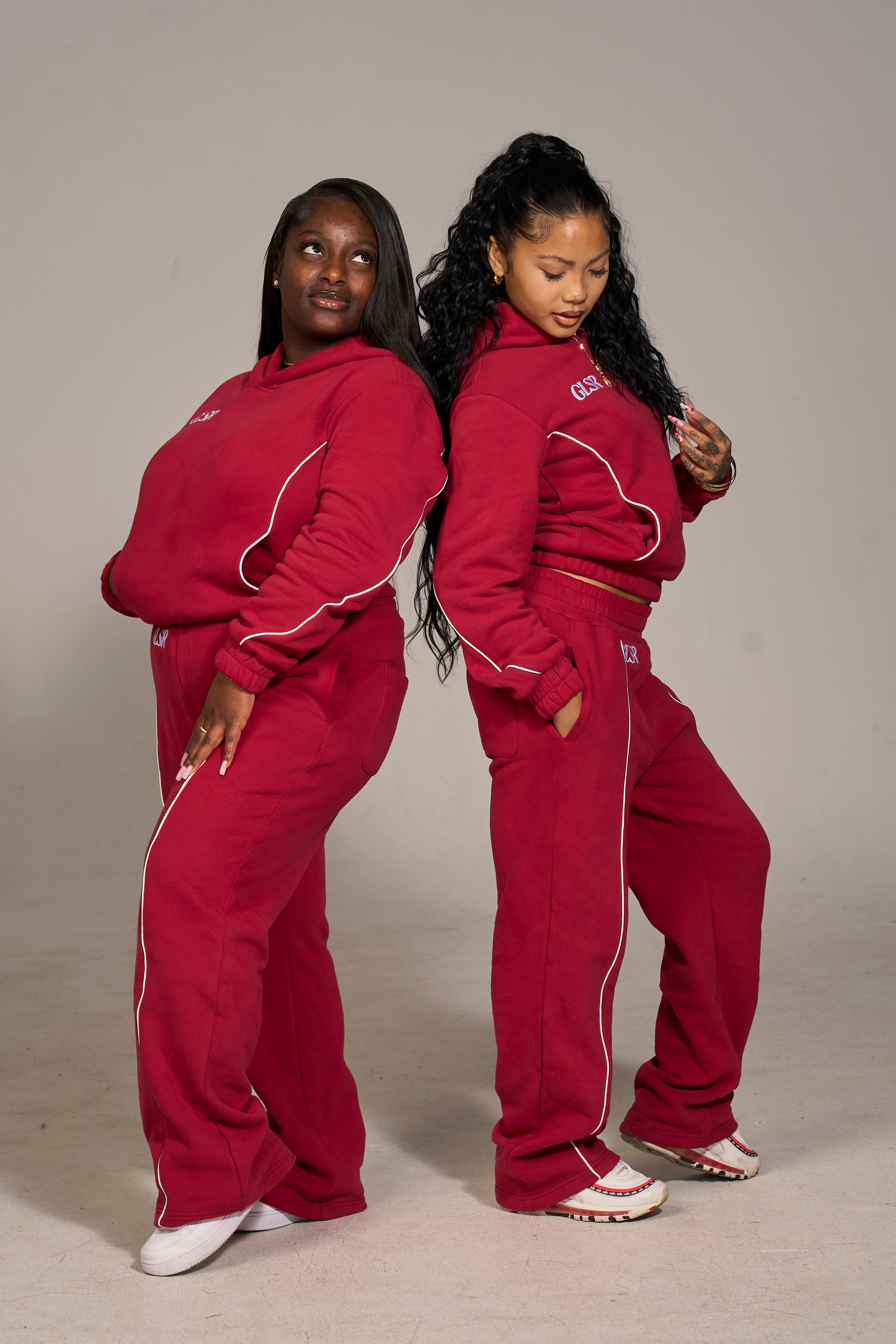 Girleisure Signature Red Fleece Bottoms
