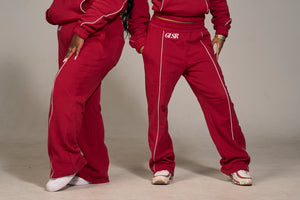 Girleisure Signature Red Fleece Bottoms